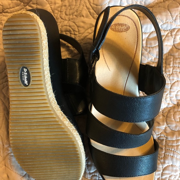 Dr. Scholls Black Wedges - Picture 3 of 3